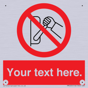 Custom Do Not Operate Sign